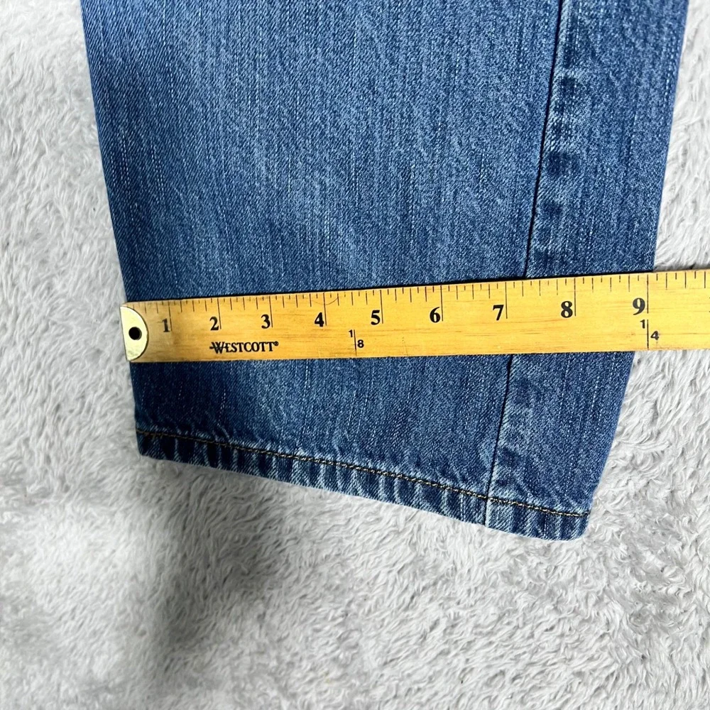 Levis 569 Loose Straight Leg Jeans Mens 32x26.5 Medium Wash Blue Denim 100%
